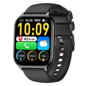 流行款式薄膜晶体管闹钟智能手表女式123运动模式健康监控智能手表