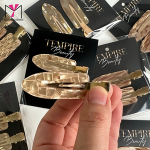 ชุดกิ๊บหนีบผมสำหรับร้านเสริมสวยกิ๊บหนีบผมจระเข้กิ๊บติดผมสีทองแบบไม่2026 - Product Image 4