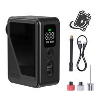 Briviga Portable Electric Tire Inflator 120PSI Digital Display USB-C Rechargeable Mini Air Pump for Bike E-bike Motorcycle