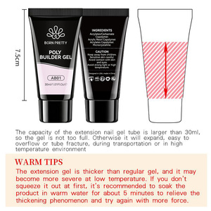 BORN PRETTY OEM Gel Acrílico Sólido para Extensión de <span class=keywords><strong>Uñas</strong></span>, Marca Privada, Logotipo Personalizado, Sin Sensación de Quemazón, Poly Gel en Tubo - Product Image 6