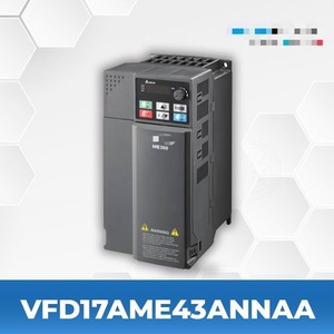 Variador de Frecuencia Serie ME300 VFD17AME43ANNAA Trifásico 7.5kW 380-480V Certificado CE IP20 - Product Image 1