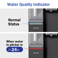 Filtre à eau de comptoir à osmose inverse, purificateur d'eau, chauffe-eau à hydrogène, purificateur d'eau domestique