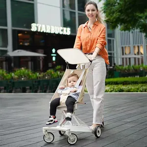 최신 저렴한 가격 쉬운 접이식 유모차/경량 360 도 회전 바퀴 쉬운 운반 아기 유모차