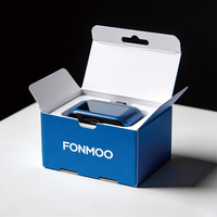 Boîte rigide en carton de luxe avec design personnalisé en relief et plateau en velours pour emballage de cartes intelligentes, chargeurs et bougies