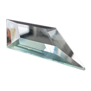 5mm şeffaf eğimli cam vitray üçgen kare dikdörtgen bevelling cam