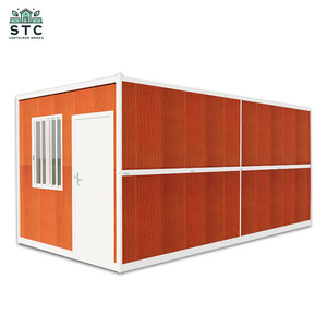 20ft tự gấp di động di động caravane <span class=keywords><strong>container</strong></span> prefab nhà hai phòng một hội trường gấp lên nhà đúc sẵn với Trailer - Product Image 6