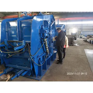 Rock crusher machine fixed stationary river stone impact crusher for sale