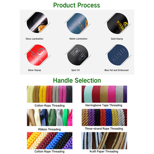 Kính sang trọng mua sắm túi giấy tùy chỉnh Kính mát trang sức mỹ phẩm quà tặng bao bì túi giấy - Product Image 2