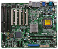 Carte mère industrielle ATX EB-62G2 avec 3 emplacements ISA, 5 emplacements PCI, 2 cartes réseau Gigabit, compatible WinXP, Win2000, Win7