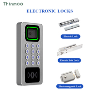 Thinmoo 1.5G 128MB/128MB Impermeable IP65, Lector de Códigos QR, Tarjeta, Llave, Smartphone, Ethernet, Aplicación Remota, Control de Acceso a Múltiples Puertas, Nube