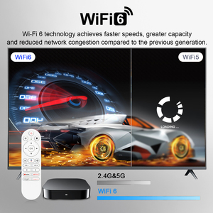 2025 New 8K Quad Core Bằng Giọng Nói Từ Xa 5G Wifi6 HD <span class=keywords><strong>Android</strong></span> TV Box 4K OTT Streaming Phương Tiện Truyền Thông Máy Nghe Nhạc <span class=keywords><strong>Android</strong></span> 16 Thông Minh Đồng Hồ ONN TV Box - Product Image 5