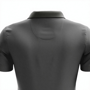 Camiseta de Manga Corta para Hombre, Diseño Sencillo, 100% Algodón, Transpirable, de Secado Rápido, con Logotipo OEM, Color Negro, Varios Tamaños - Product Image 4