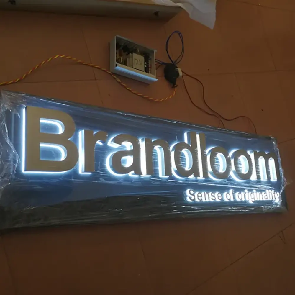 Outdoor customized led channel signage 3D led letter advertising sign spa led channel letter acrylic building sign