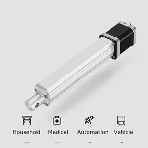 IP42 tuyến tính thiết bị truyền động 100 mét đột quỵ 9-32V động cơ bước điều khiển bàn chải giao hoán cho công nghiệp nông nghiệp bao gồm chân đế - Product Image 4