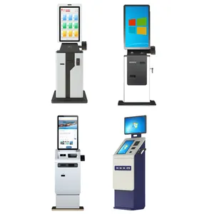 Ödeme yoluyla kiosk nakit ve kart otomatik kendini ödeme makinesi çoklu dokunmatik ekran kendini ödeme kiosk