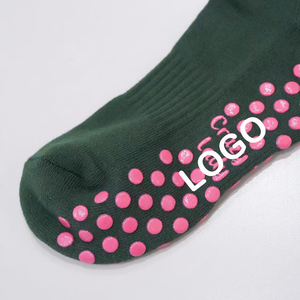 Calze antiscivolo personalizzate con lettere verdi per yoga e pilates, ideali per la <span class=keywords><strong>vita</strong></span> <span class=keywords><strong>quotidiana</strong></span> - Offerta imperdibile! - Product Image 3