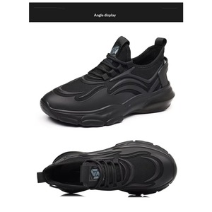Zapatillas deportivas ligeras - Zapatos para caminar de malla con suela gruesa antideslizante - Product Image 6