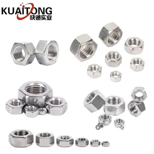 Factory Price DIN934 Stainless Steel Hex Nut In M3 M4 M5 M6 M8 M16 M24 Sizes Polished Finish
