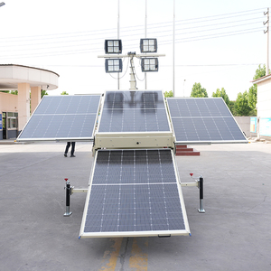 Năng lượng mặt trời hệ thống năng lượng LED năng lượng mặt trời di động ánh sáng tháp giá thấp LED chiếu sáng Trailer cho bán - Product Image 3