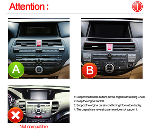 MEKEDE <strong>Android</strong> Car Radio 360 Panoramic Camera Touch Screen for Honda Accord 2008-2012 QLED <strong>Gps</strong> <strong>Navigation</strong> - Product Image 4