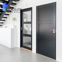 Porte d'entrée extérieure de luxe moderne de haut niveau porte de sécurité en aluminium pour villa