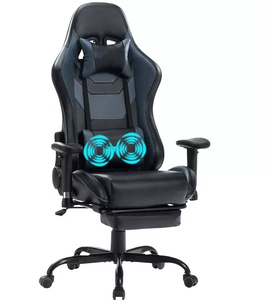 <span class=keywords><strong>Chaise</strong></span> de jeu avec accoudoirs réglables, massage et repose-pieds, prix bas, marque péruvienne, <span class=keywords><strong>top</strong></span> <span class=keywords><strong>10</strong></span> des ventes en ligne, bleu + noir - Product Image 1