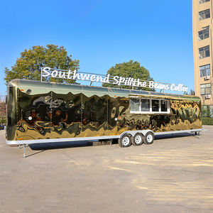 รถพ่วงขายอาหาร Chammp พร้อมอุปกรณ์ครัวครบครัน รถบรรทุกขายอาหารบาร์บีคิว ตู้คอนเทนเนอร์ขายอาหาร รถเข็นขายอาหาร รถพ่วงบาร์เคลื่อนที่ - Product Image 6