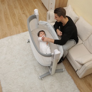 2025 multifunción VENTA CALIENTE 3 en 1 Cama Mesa Cuna Columpio de bebé Cama eléctrica Crable Bouncer <span class=keywords><strong>Bed</strong></span> - Product Image 1