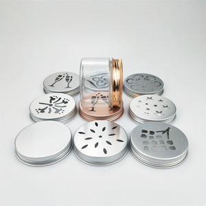 5oz 150ml hương liệu sáp tan container sang trọng Kem Jar hương Nón chủ với lỗ thông gió - Product Image 6