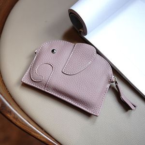 <span class=keywords><strong>Monedero</strong></span> de Elefante Estilo Japonés, Lindo y Creativo, Ideal para Instagram, Mini Cartera de Cuero Suave, Unisex, con Cadenas de Poliéster - Product Image 4