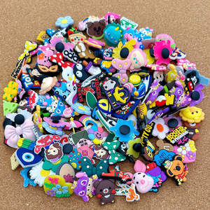 Mini PVC flatback Charms cho DIY Thủ công mỹ nghệ phim hoạt hình <span class=keywords><strong>Cabochon</strong></span> đồ trang trí kem keo trang trí cho các trường hợp điện thoại và giày - Product Image 1