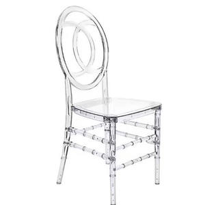 Presa di fabbrica all'ingrosso X retro palloncino in plastica trasparente in resina Chaiviari sedie da sposa per la vendita - Product Image 2