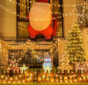 Guirnalda de Luces LED con Bolas USB <span class=keywords><strong>para</strong></span> Jardín, Patio, Interiores, Fiestas Navideñas, Guirnalda de Luces LED con Globos de Burbuja <span class=keywords><strong>para</strong></span> Decoración Navideña con Bolas de Cristal - Product Image 3