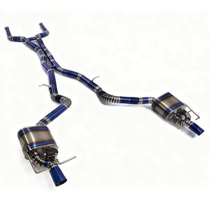 Mercedes-<span class=keywords><strong>AMG</strong></span> GT63 (X290) Échappement modifié de luxe en titane, section intermédiaire-arrière, soupape à commande intelligente, finition <span class=keywords><strong>bleu</strong></span> brûlé - Product Image 6