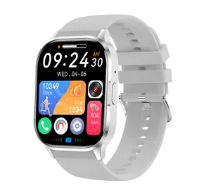 Hoge Kwaliteit Hk21 Fitness Monitor 2.01Inch Full Touch Waterdichte Amoled Digitaal Scherm Mode Smart Watch Voor Vrouwen Mannen