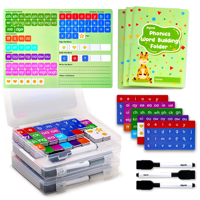 Joycat Letras Magnéticas para Juegos de Fonética, Fichas de Letras, Imanes del Alfabeto, Aprender a Leer, Deletrear, Conciencia Fonémica, Habilidades de Habla