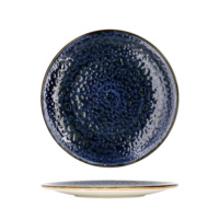 Plato Plano Color Azul Luna de 22 cm, Platos y Vajilla