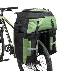 Borsa Posteriore Per Bici - Grande Capacità, In Tela E Pelle, Per Mountain Bike E Ciclismo