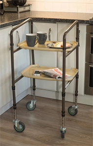 Déambulateur à roulettes pour personnes âgées, capacité 100 kg, avec étagère, chariot de mobilité à roulettes - Product Image 4
