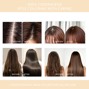 <span class=keywords><strong>Tinte</strong></span> para el Cabello <span class=keywords><strong>Rubio</strong></span> Dorado en Crema, Larga Duración, Cobertura Total de Canas, Brillo Vibrante, Suave, Antiencrespamiento, Uso Profesional en Salón, OEM ODM - Product Image 5