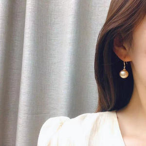 ตะขอเกี่ยวหูเงินแท้ S925 รุ่น 21256DIY พร้อมลูกปัดกลมขนาด 8-11 มม. อุปกรณ์ทำเครื่องประดับมุกแบบง่ายๆ สำหรับต่างหูแบบเปล่า ต่างหูเพชร - Product Image 3