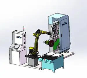 Otomatik parlatma makinesi parlatma robotları çalışma hücresi esnek robotik kollar