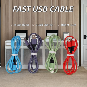 Cable <span class=keywords><strong>Micro</strong></span> <span class=keywords><strong>USB</strong></span> tipo C de silicona líquida de 2M, cargador de datos de carga rápida 2A para <span class=keywords><strong>iPhone</strong></span>, Samsung, Xiaomi, Huawei - Product Image 2