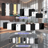 Diffuseur d'huiles essentielles électrique à écran tactile en métal, vente en gros ODM/OEM pour usage commercial hôtelier, parfum contrôlé par application