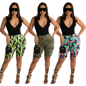 Ebay – <span class=keywords><strong>short</strong></span> de Camouflage pour <span class=keywords><strong>femme</strong></span>, jean taille haute, demi-pantalon, mode été 2022 - Product Image 5
