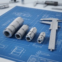 Vis autotaraudeuse hexagonale CE Q235B Zhunte à anneau d'ancrage double expansion classe 12.9, zinguée, avec rondelle hexagonale pour béton