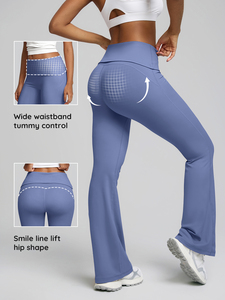 Leggings Yoga Donna a <span class=keywords><strong>Vita</strong></span> Alta Svasati Vractive, <span class=keywords><strong>Senza</strong></span> <span class=keywords><strong>Cuciture</strong></span>, Anti-Camel Toe, con Controllo Pancia - Product Image 2