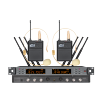 Micrófono Inalámbrico UHF HD-3000 de Alta Calidad, Patrón Polar Cardioide Metálico, Ligero, XLR, Cancelación de Ruido, para KTV, Actuaciones en Escenario