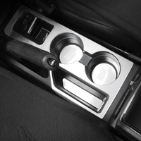 Garniture chromée de la console centrale et du levier de vitesses pour Jeep Compass Liberty, décoration de style colorée et brillante, modification automobile