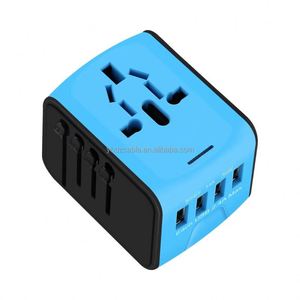 EU UK USA AU Multi-port Charging Head 4USB World Travel Fast Charger 5V3.4A AC Adapter - Product Image 6
